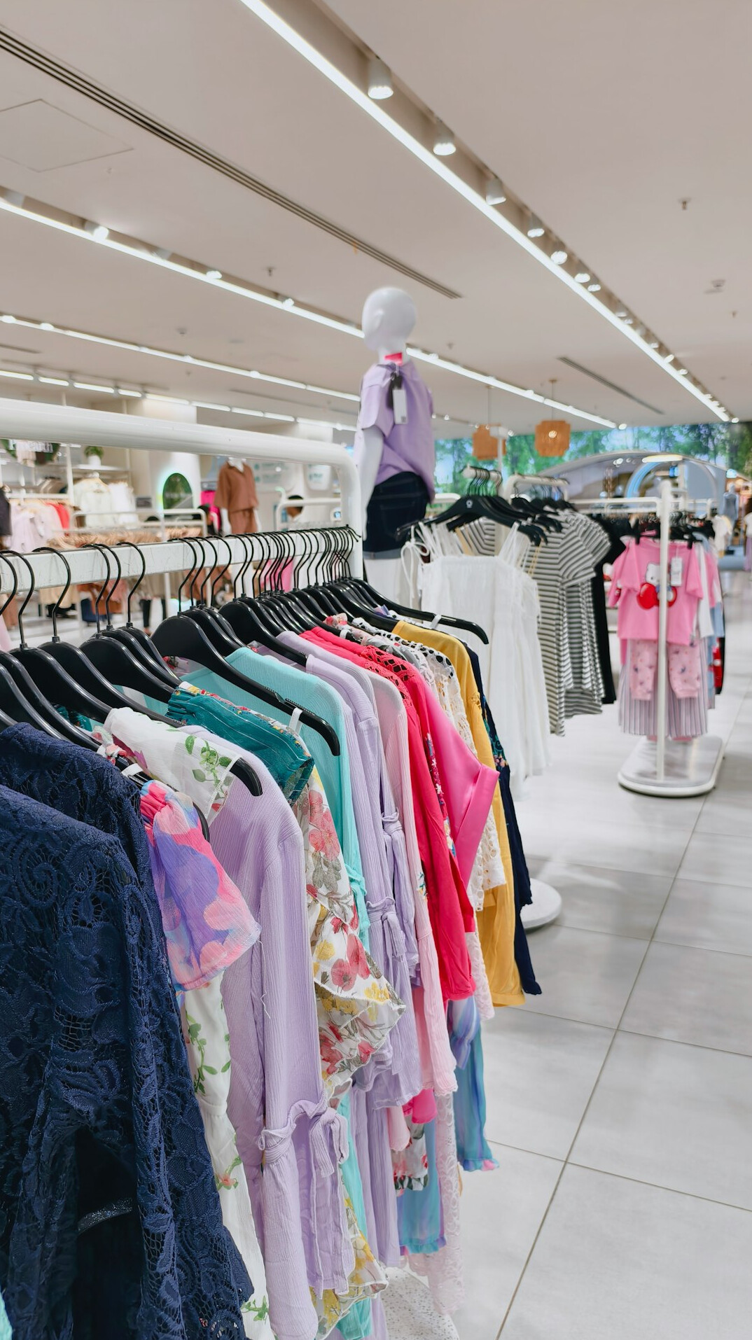 teen shoplifter in clothing store